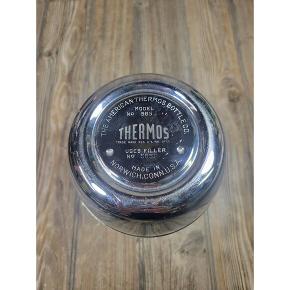 Vintage Thermos Coffee Carafe, Lucite Handle, Model 585 J Mid Century Modern - Picture 5 of 5